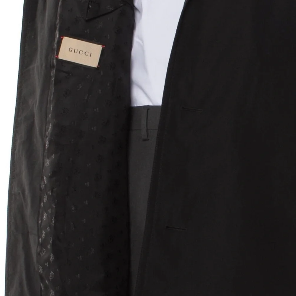 Gucci Black 2023 overcoat with tags Unisex xxl